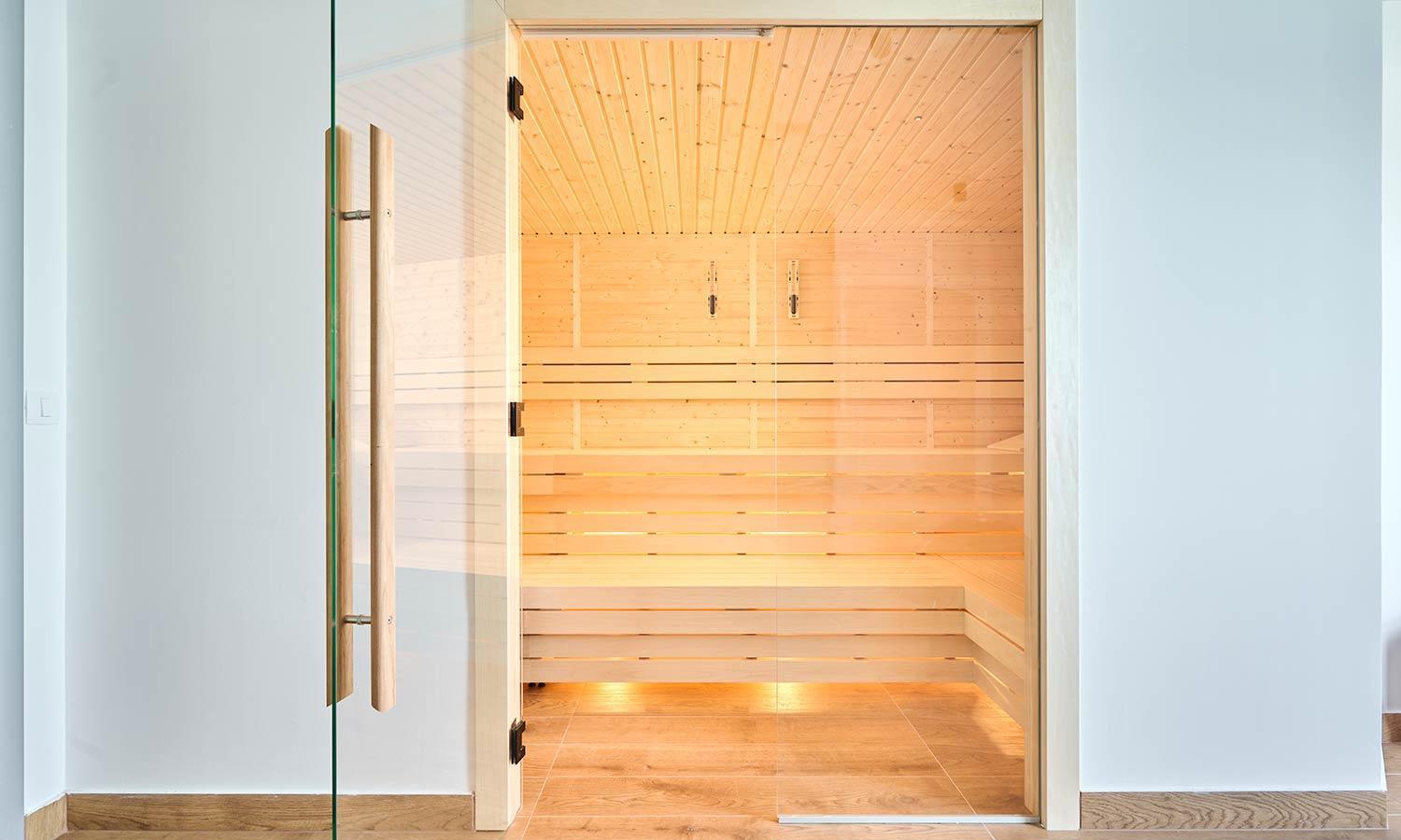 Aminess Style Glamping Villas & Holiday Homes Atea Njivice Exterior photo A modern Finnish sauna