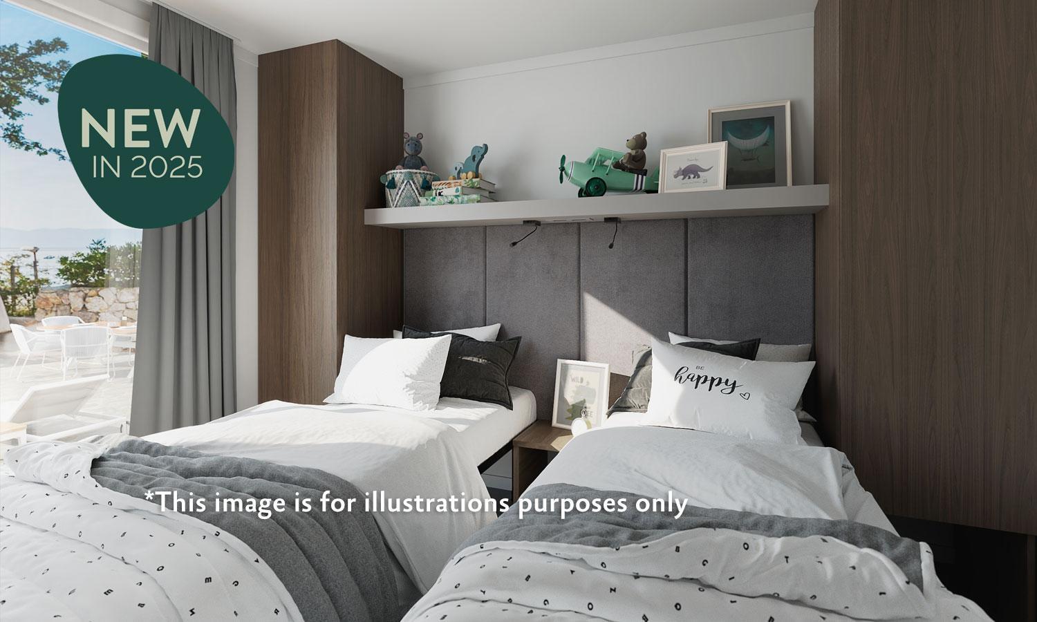 Aminess Style Glamping Villas & Holiday Homes Atea Njivice Exterior photo The new bedroom design for the 2025 Student Village