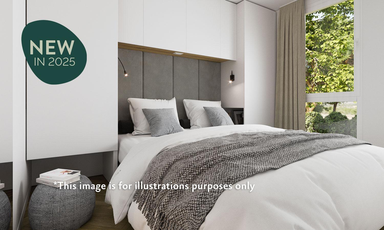 Aminess Style Glamping Villas & Holiday Homes Atea Njivice Room photo Artist's Impression of a bedroom at the new building