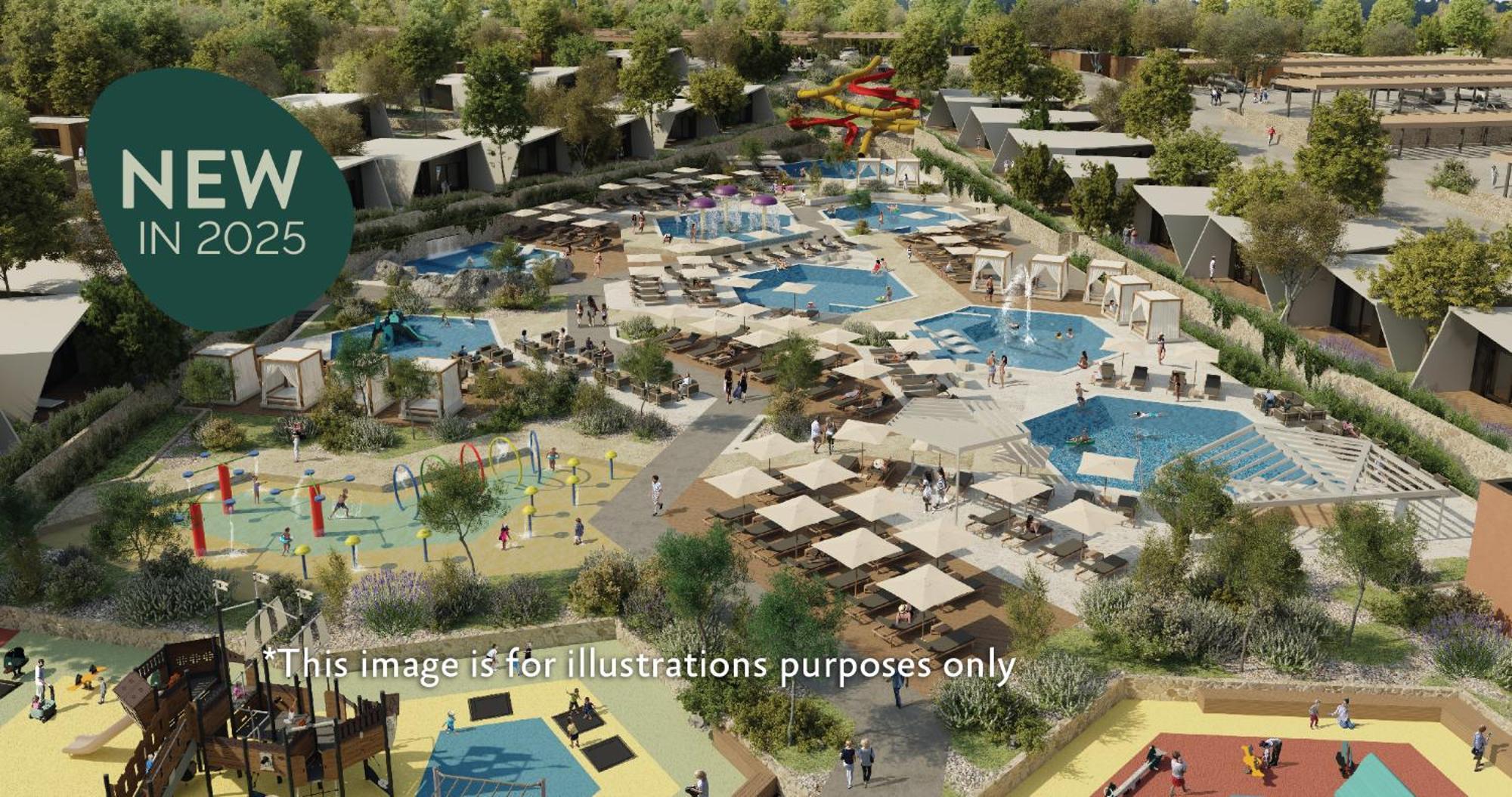 Aminess Style Glamping Villas & Holiday Homes Atea Njivice Exterior photo Artist's impression of the proposed resort