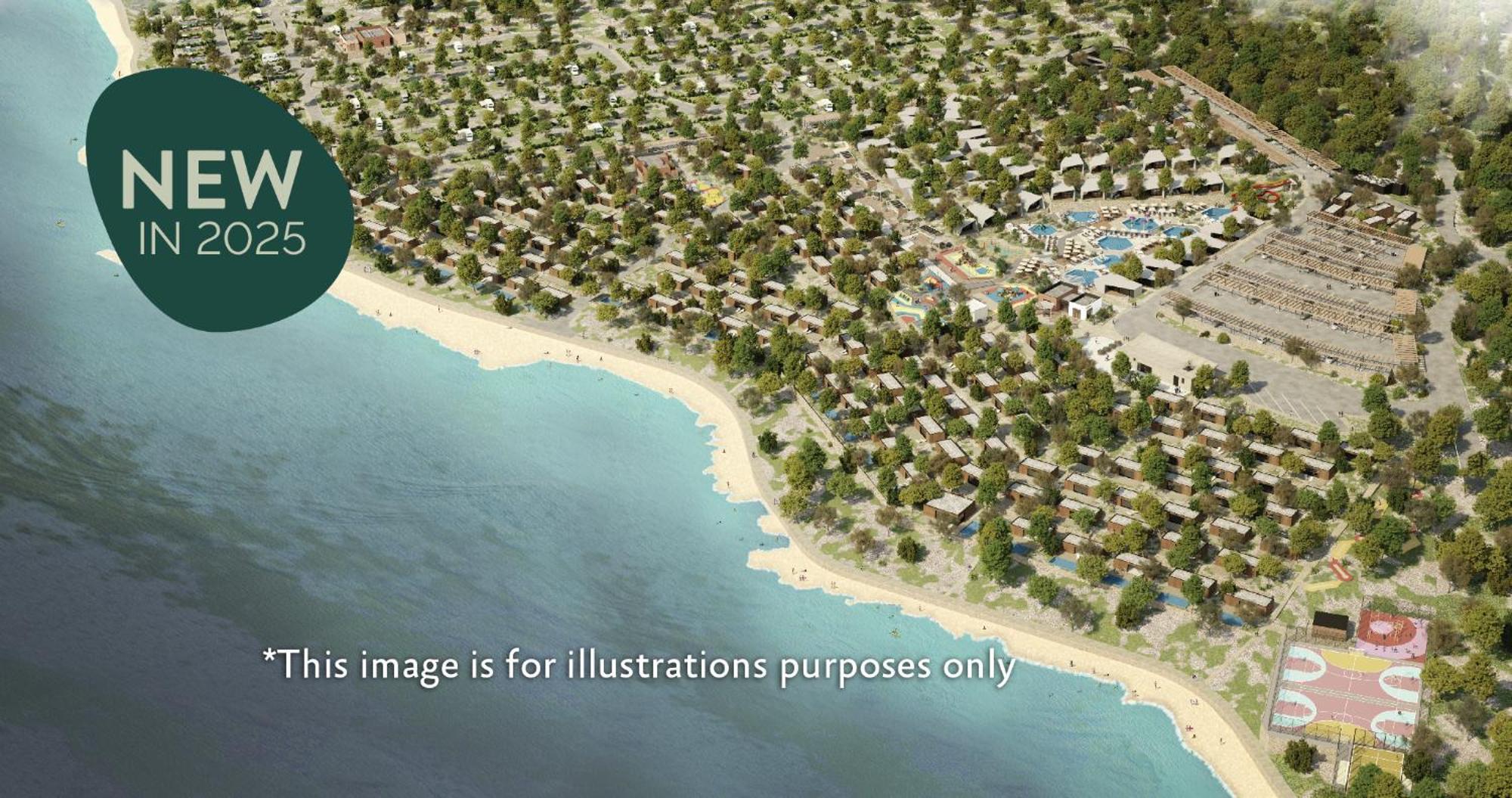Aminess Style Glamping Villas & Holiday Homes Atea Njivice Exterior photo Aerial view of the resort