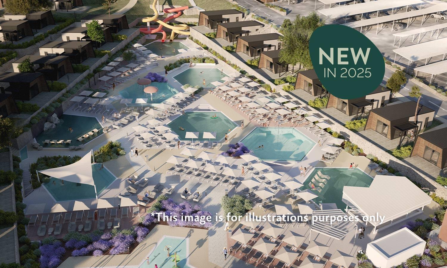 Aminess Style Glamping Villas & Holiday Homes Atea Njivice Exterior photo The proposed new resort