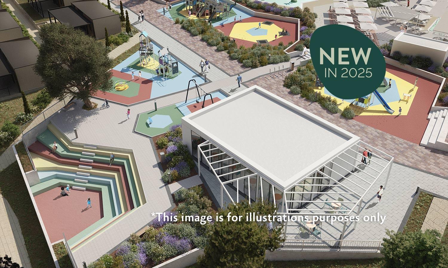 Aminess Style Glamping Villas & Holiday Homes Atea Njivice Exterior photo The new playground at the National Children's Museum