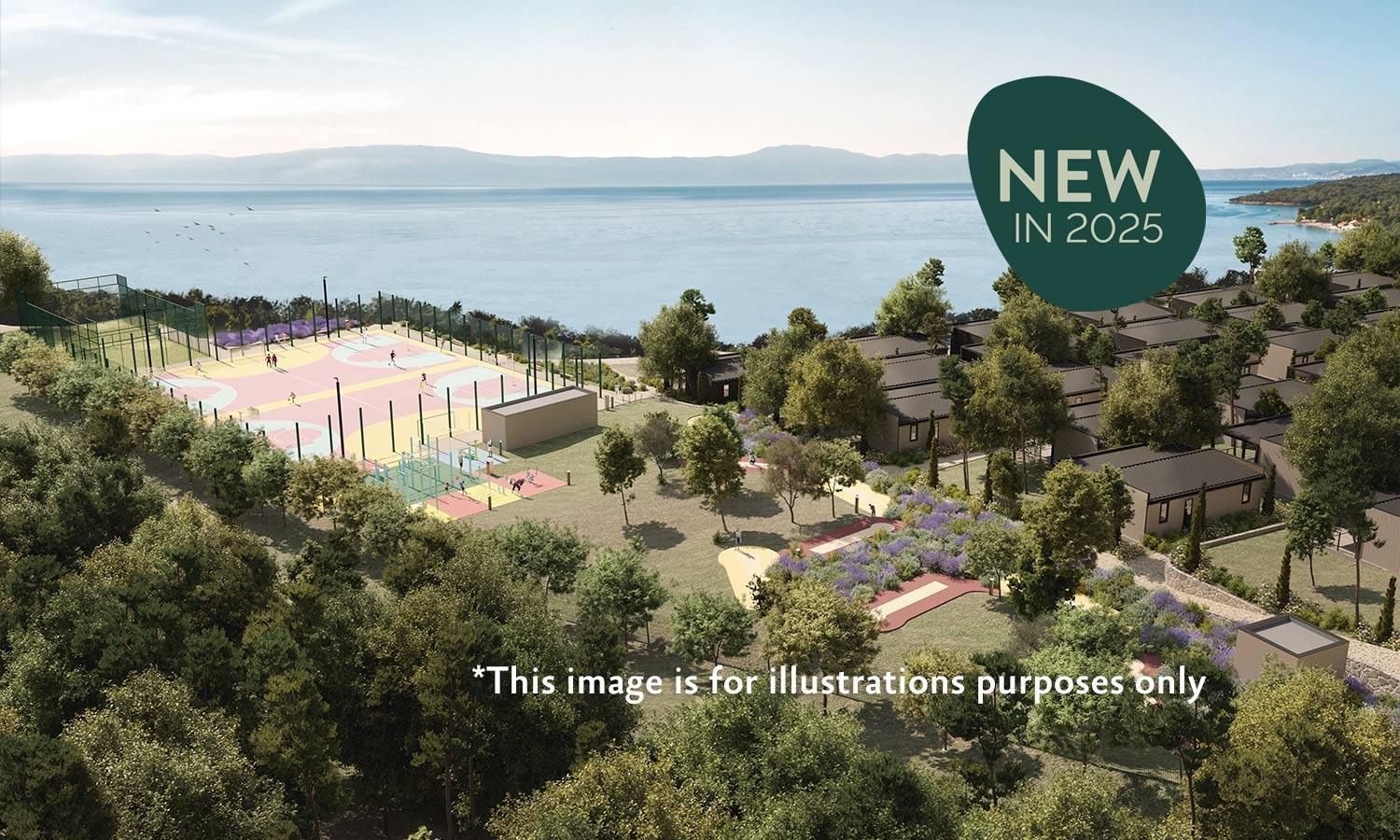Aminess Style Glamping Villas & Holiday Homes Atea Njivice Exterior photo The proposed new campus of the University of Patras