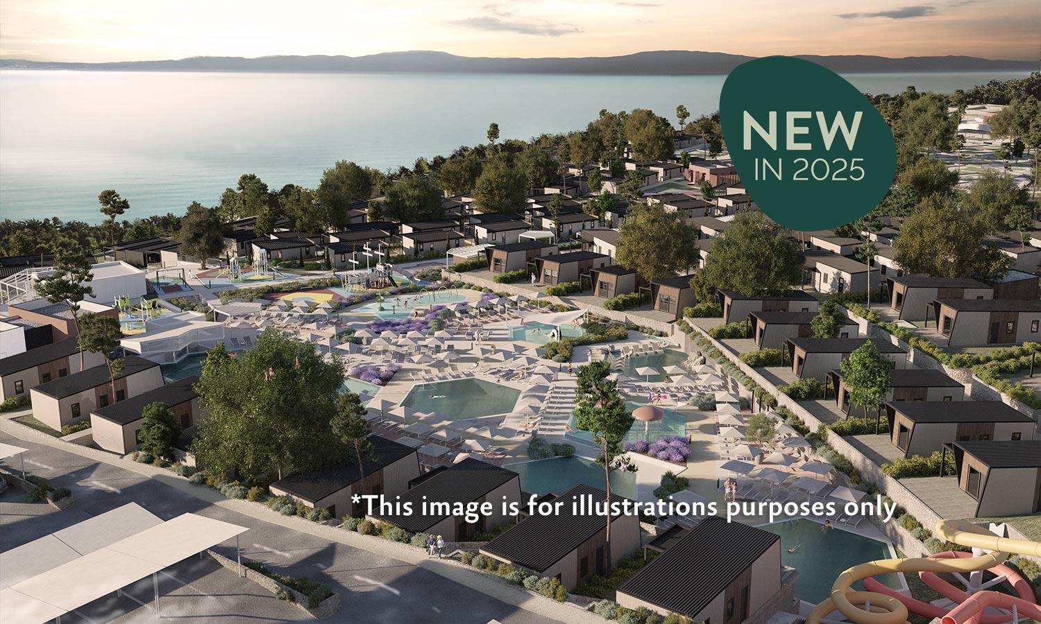 Aminess Style Glamping Villas & Holiday Homes Atea Njivice Exterior photo Artist's Impression of the proposed development